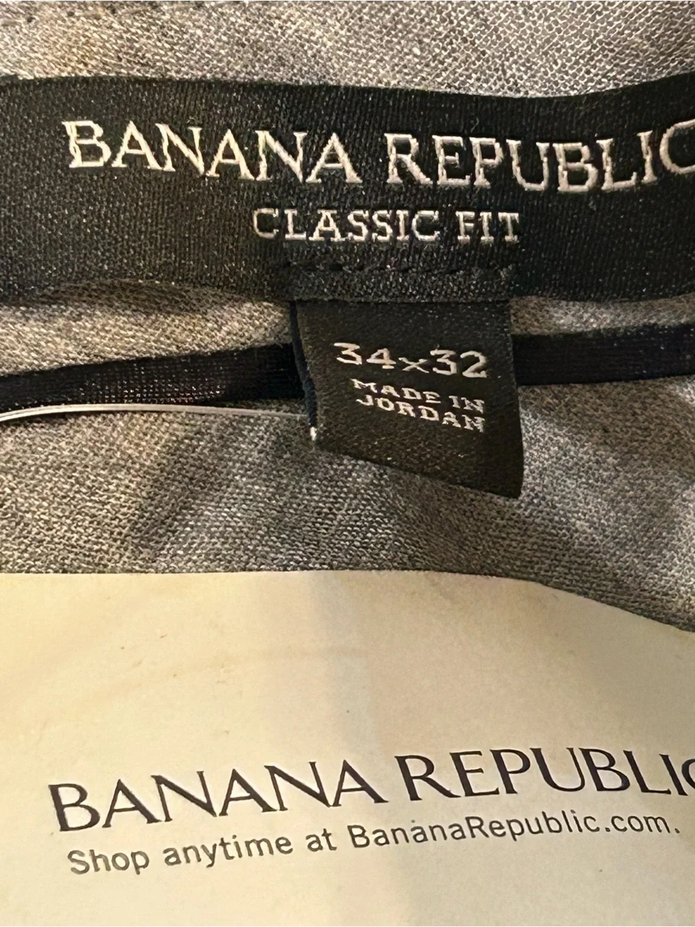 NWT- Banana Republic Classic Fit, Straight Through The Thigh